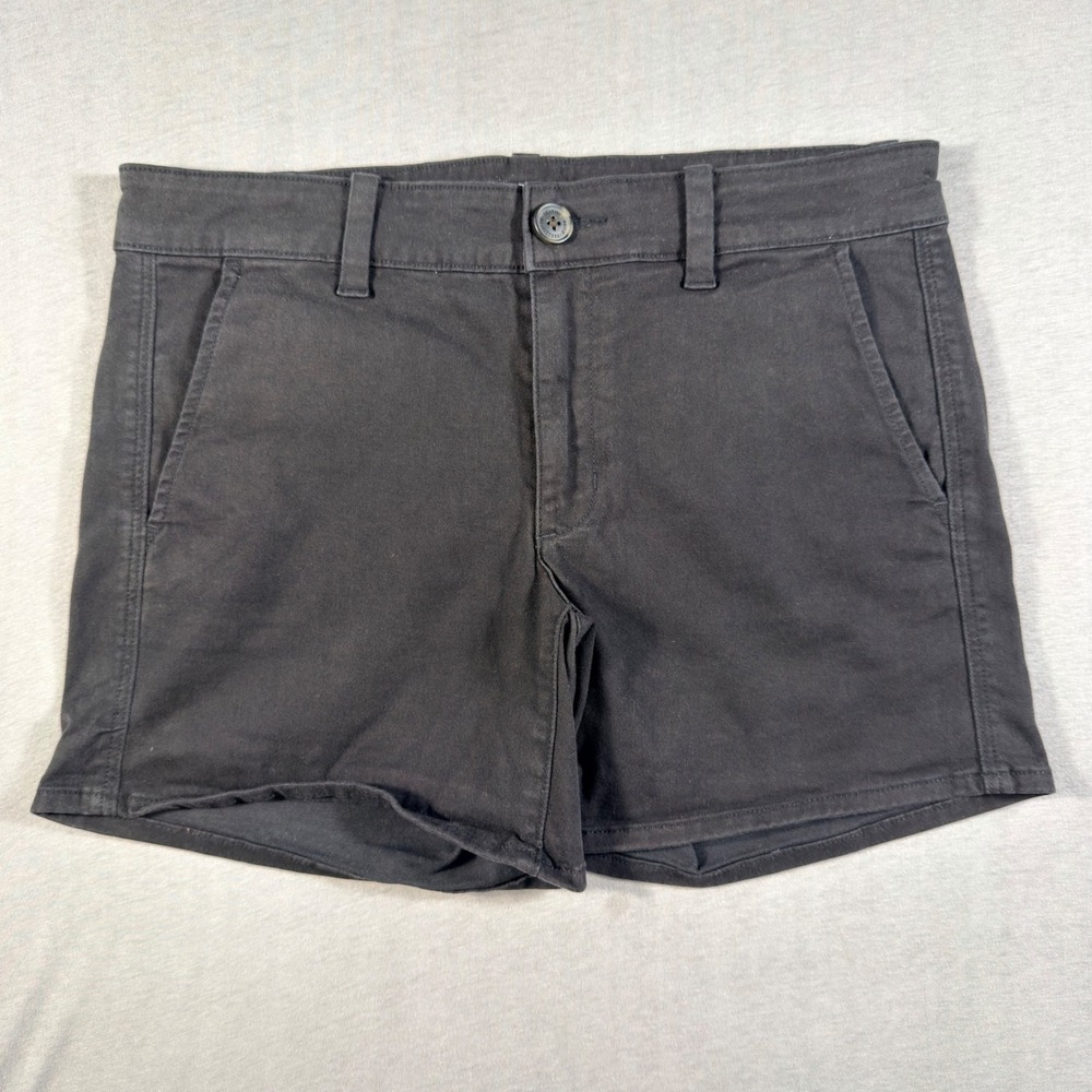 American Eagle Outfitters MIDI‎ Shorts Black Super Stretch Size 8 Casual Summer